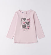 maglia girocollo manica lunga neonata/bambina